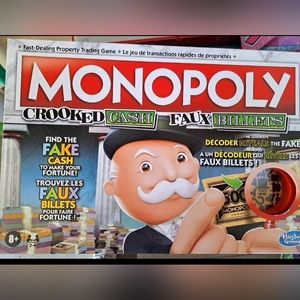 Monopoly Crooked Cash Board Game. Fast Dealing Property Trading Gsme
